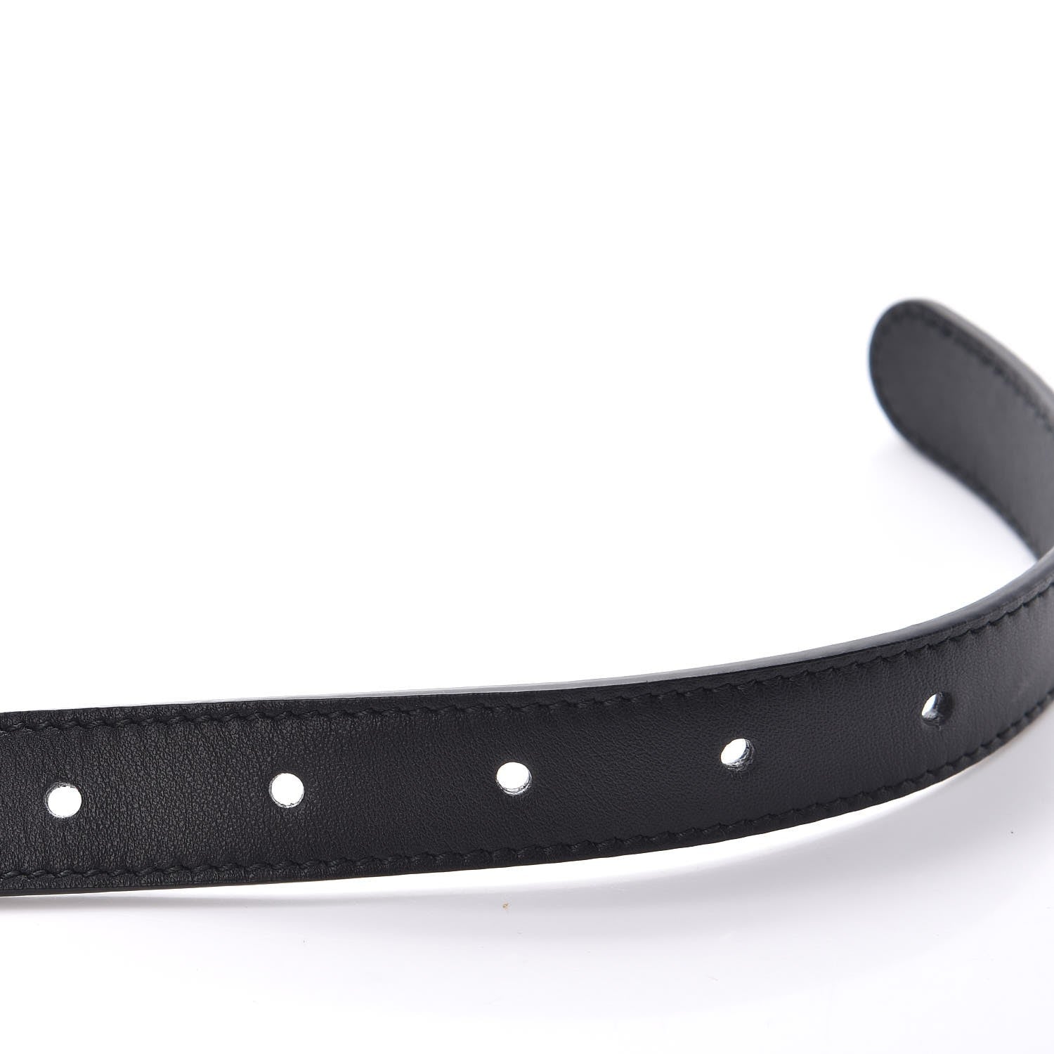 Gucci Calfskin Double G 20mm Belt 90 36 Black 5 of 6