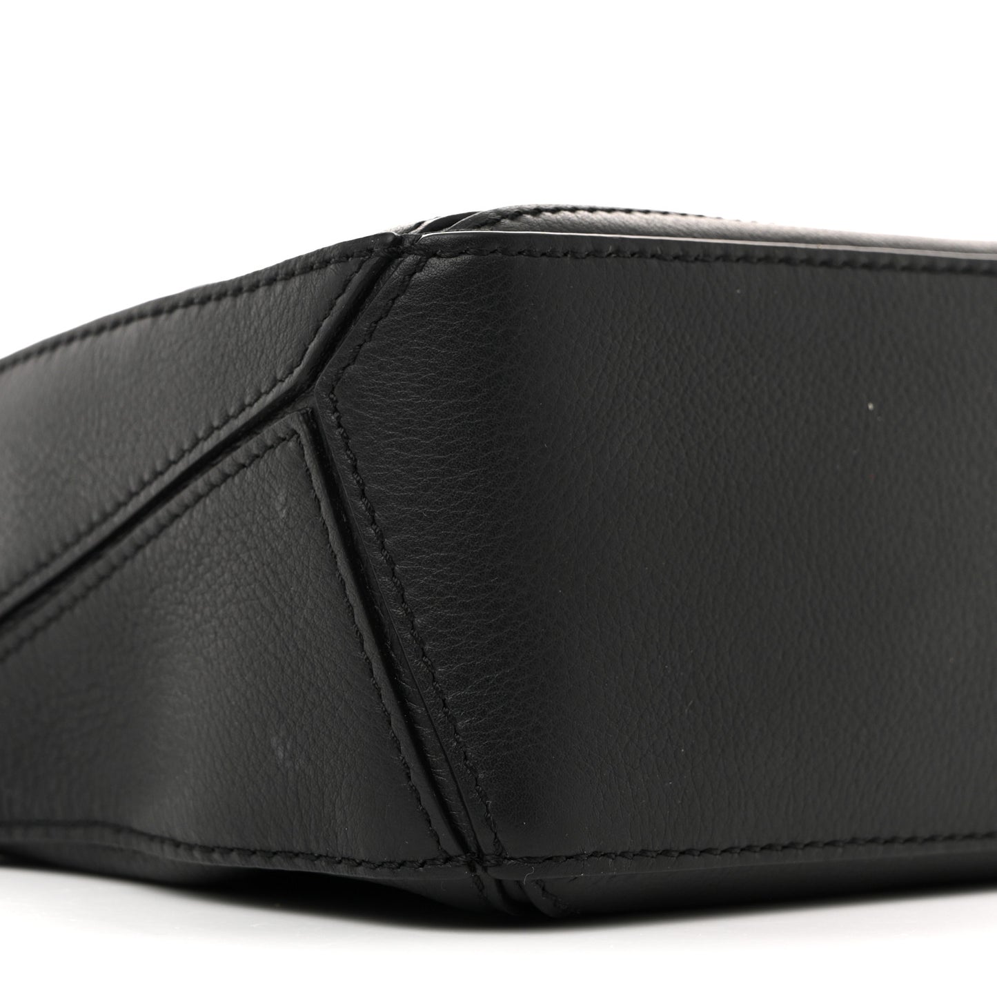 Calfskin Mini Puzzle Bag Black