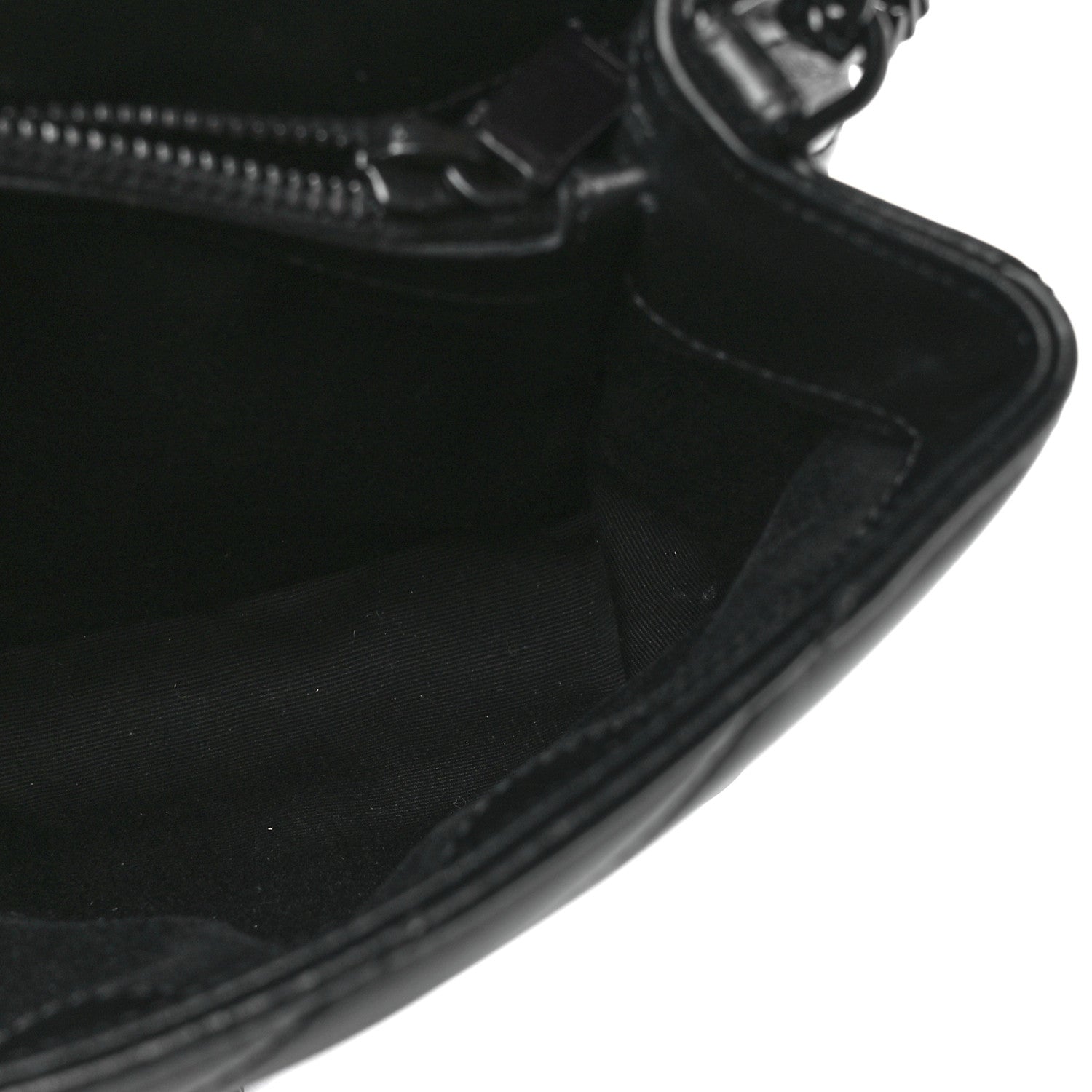 Saint Laurent Calfskin Y Quilted Monogram Monochrome Small Loulou Chain Satchel Black 15 of 15