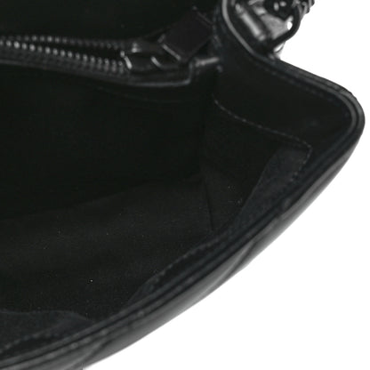 Saint Laurent Calfskin Y Quilted Monogram Monochrome Small Loulou Chain Satchel Black 15 of 15