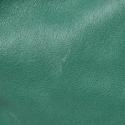 Loewe Calfskin Flamenco Shoulder Bag Green 13 of 14