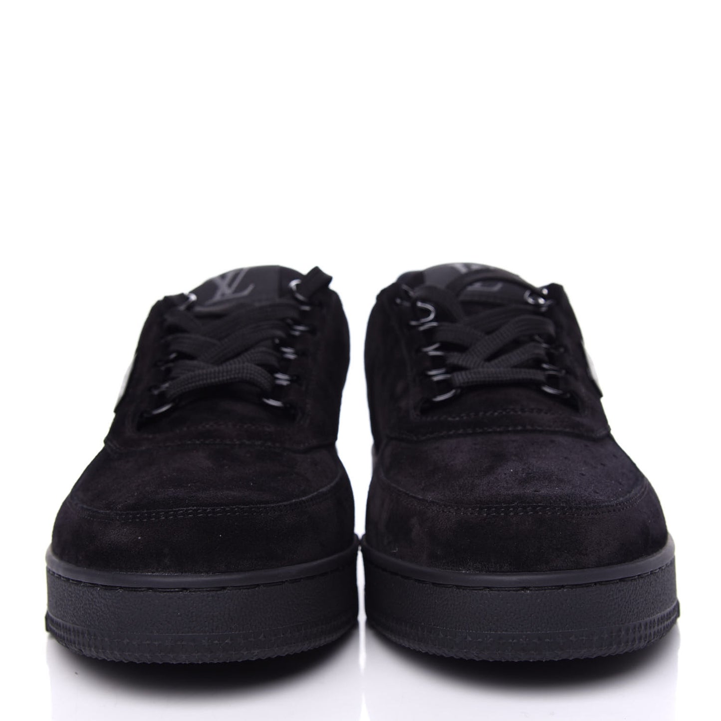 Suede Uniform Sneakers 7.5 Black