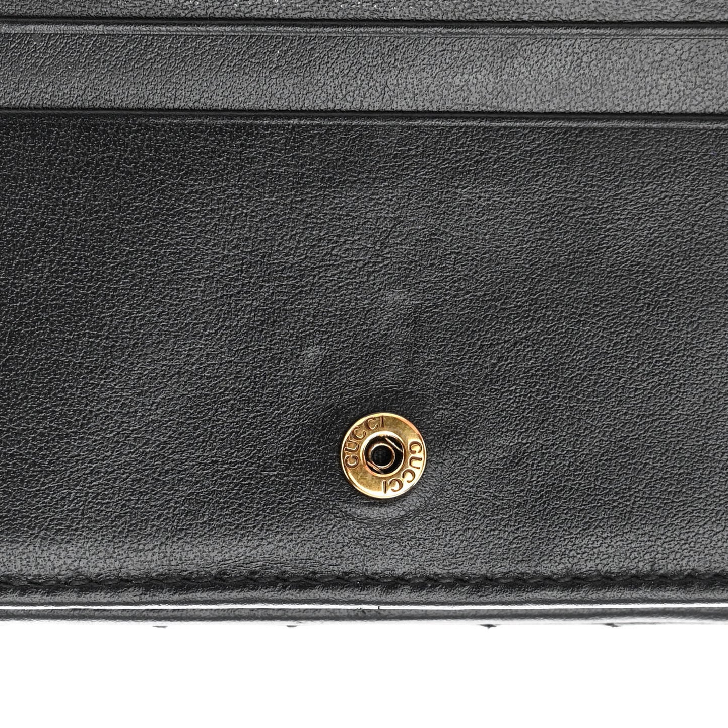 Calfskin Matelasse GG Marmont Card Case Wallet Black