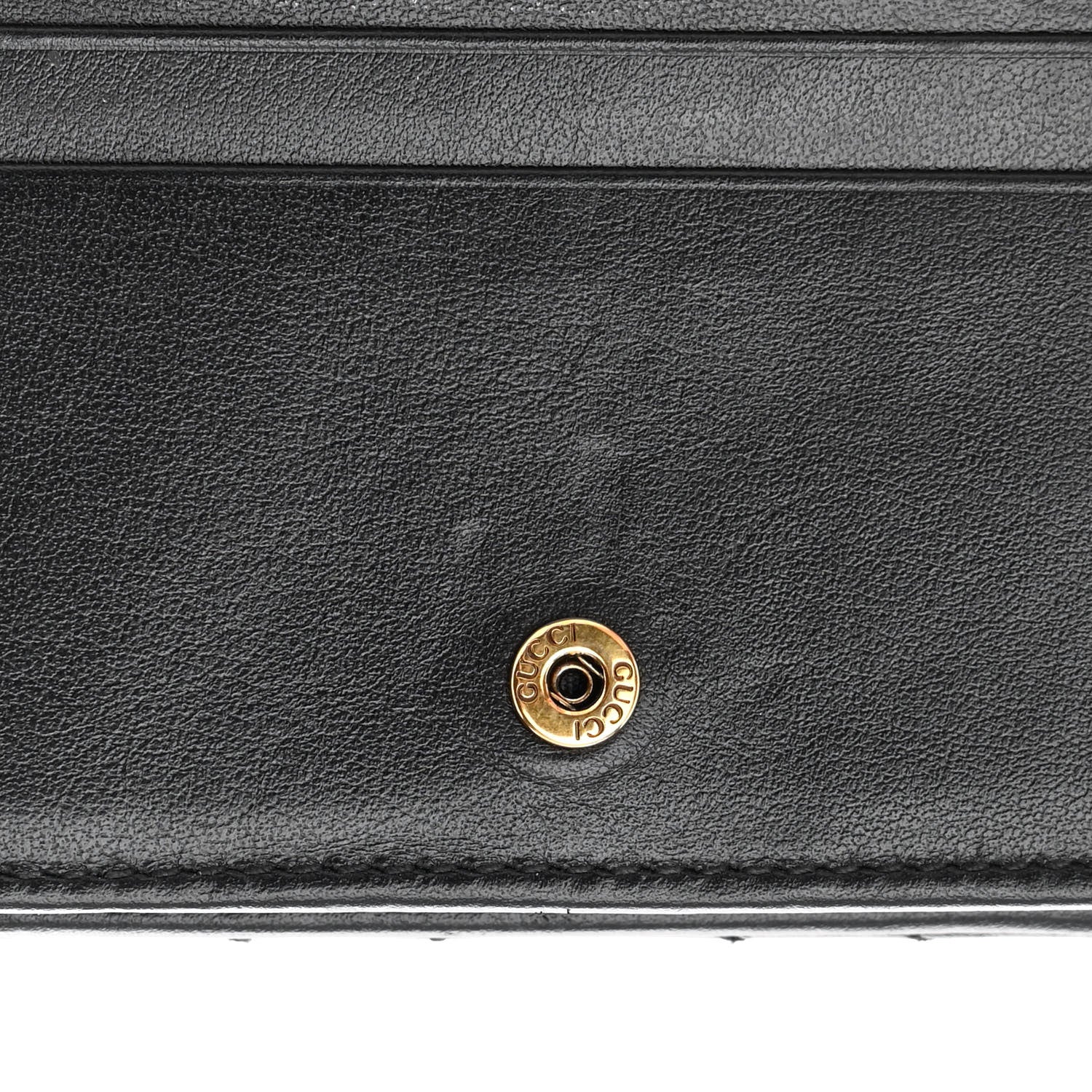 Gucci Calfskin Matelasse GG Marmont Card Case Wallet Black 10 of 14