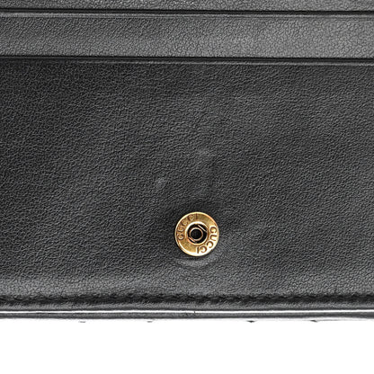 Gucci Calfskin Matelasse GG Marmont Card Case Wallet Black 10 of 14