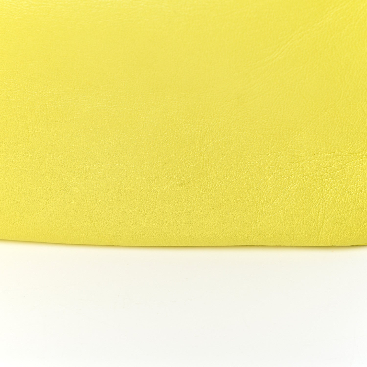 Celine Lambskin Small Trio Crossbody Bag Fluo Yellow 14 of 15