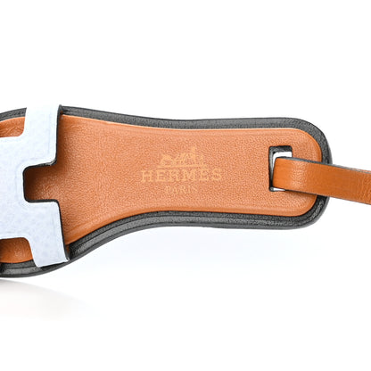 Hermes Epsom Butler Calfskin Hunter Oran Nano Bag Charm Bleu Brume 3 of 3