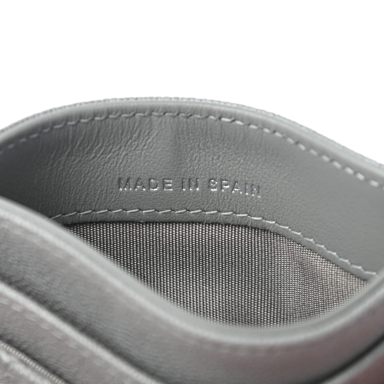 Chanel Caviar Quilted Boy Card Holder Grey 6 of 8