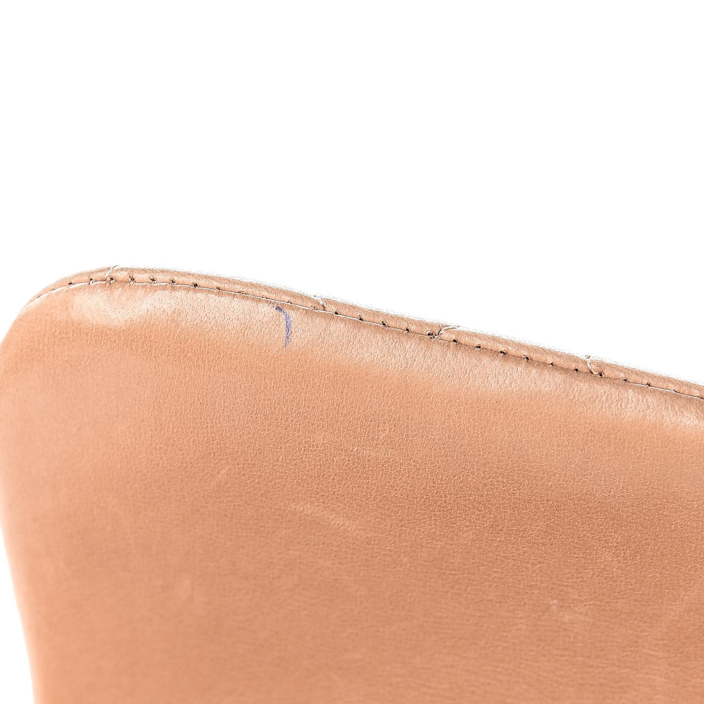 Lambskin Quilted Jumbo Double Flap Beige Clair