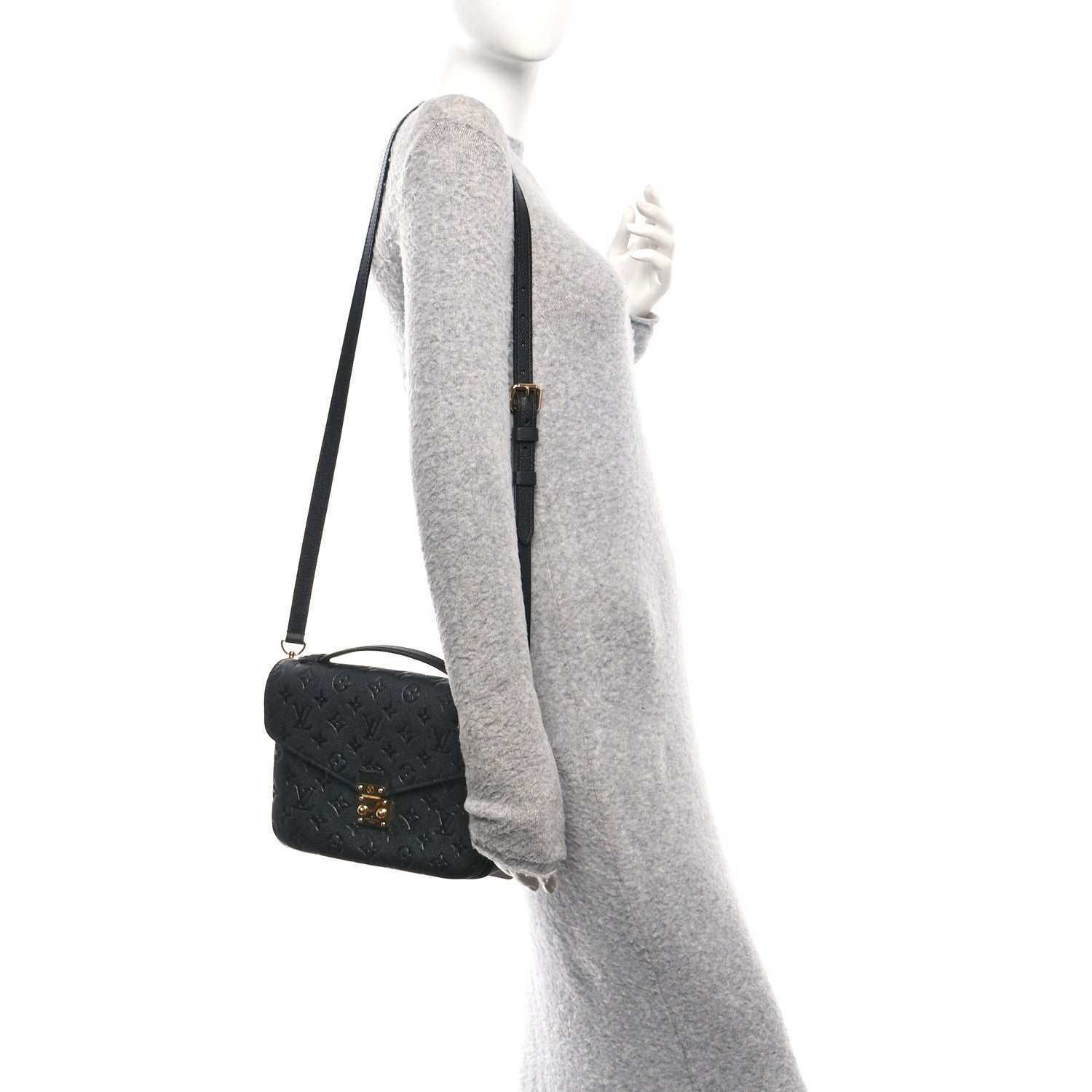 Louis Vuitton Empreinte Pochette Metis Black 2 of 10