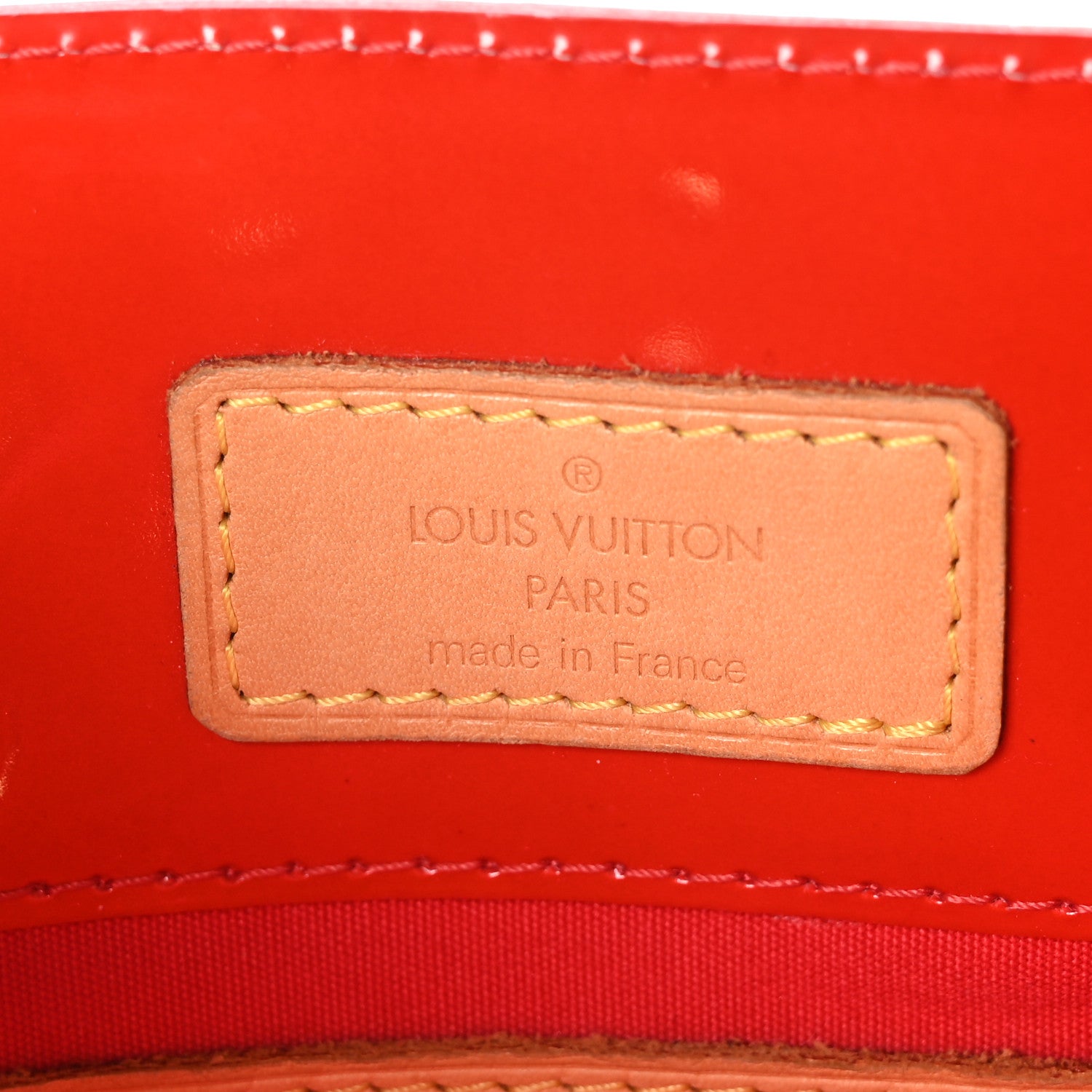Louis Vuitton Vernis Reade PM Rouge 6 of 11