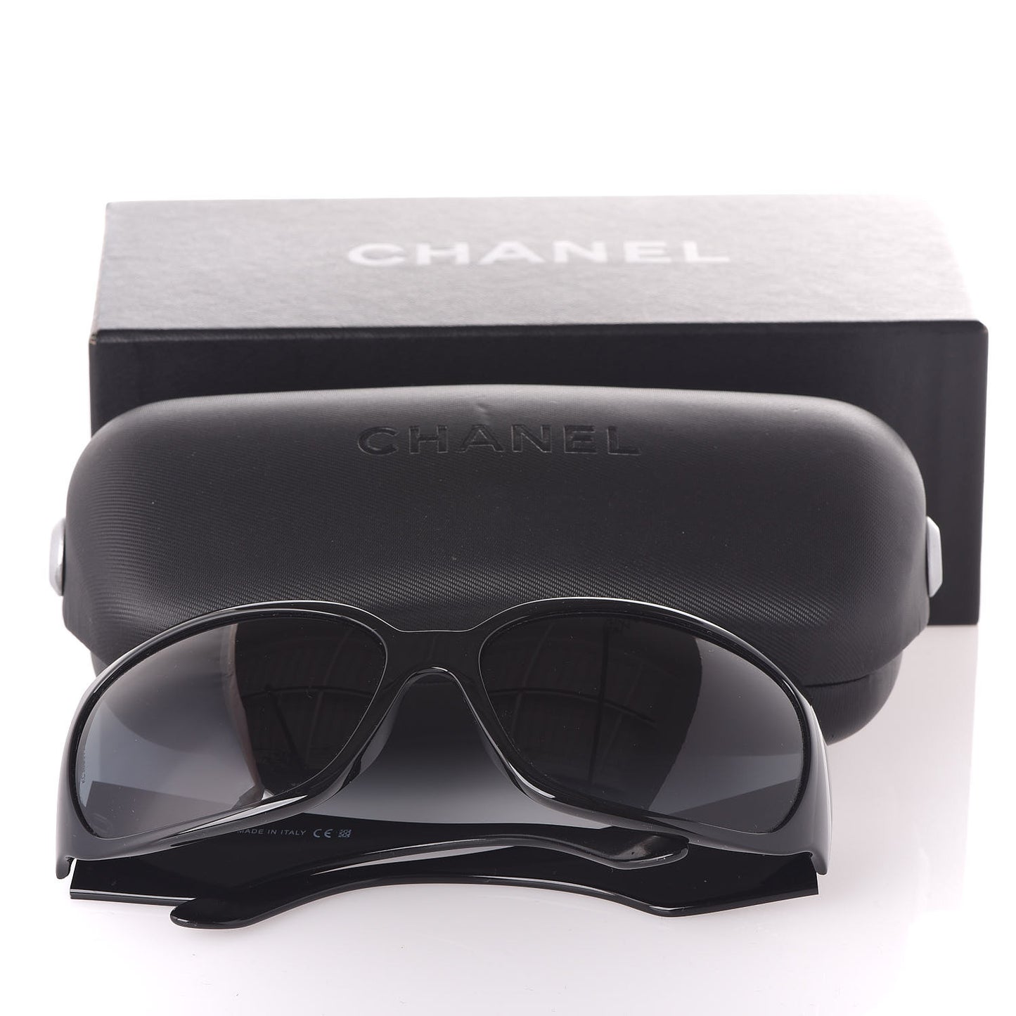 Crystal CC Sunglasses 5080-B Black