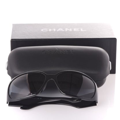 Chanel Crystal CC Sunglasses 5080-B Black 8 of 8