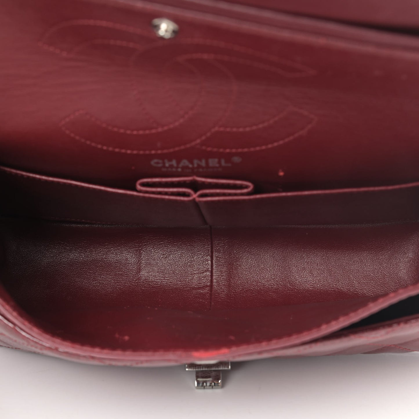 Patent Caviar Quilted 2.55 Reissue 226 Flap Red