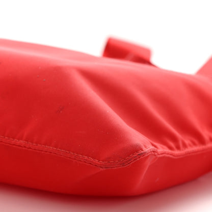 Prada Nylon Vela Saffiano Flat Messenger Bag Rosso 11 of 14
