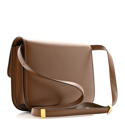 Celine Box Calfskin Medium Classic Box Flap Bag Camel 3 of 19