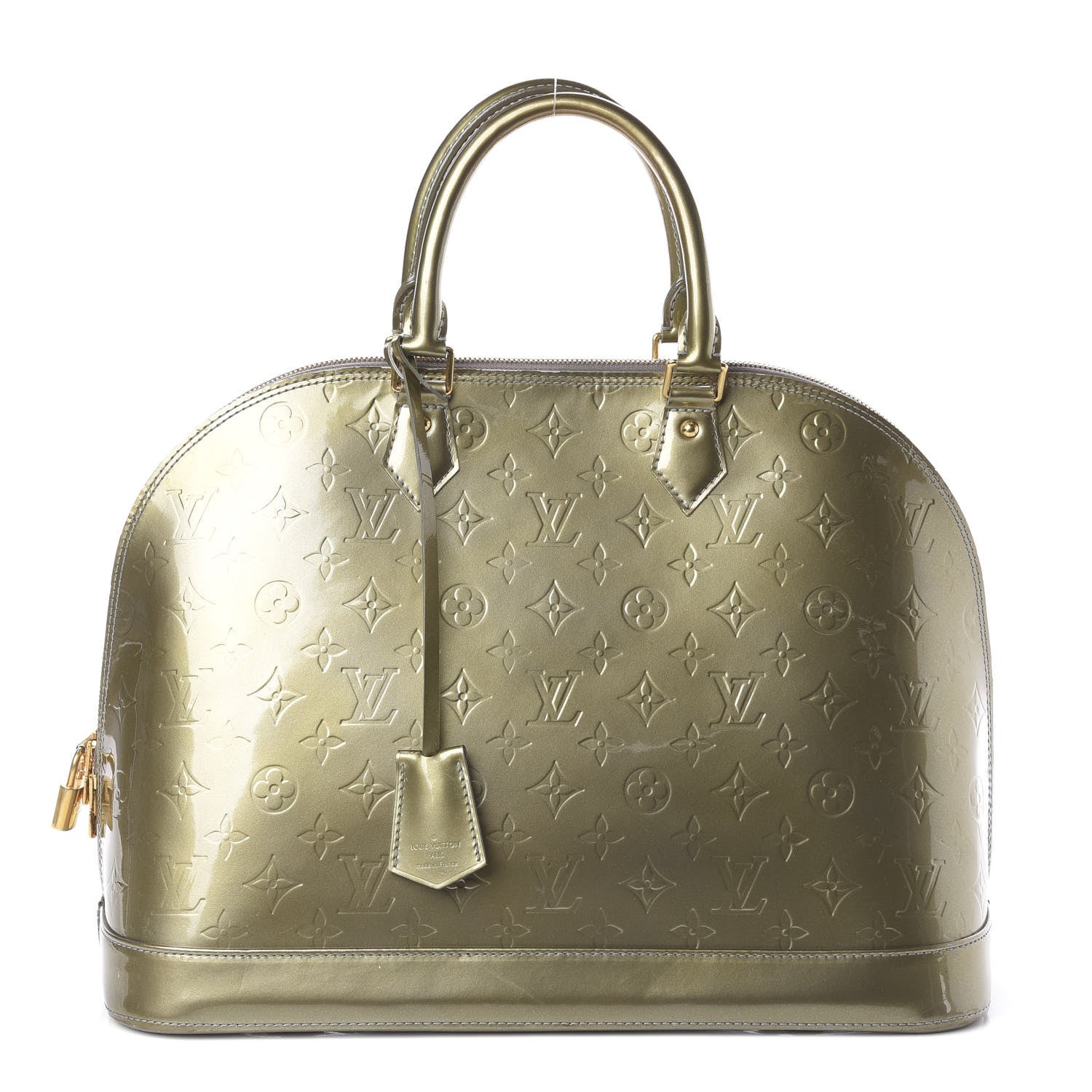 Louis Vuitton Vernis Alma GM Gris Art Deco 1 of 8