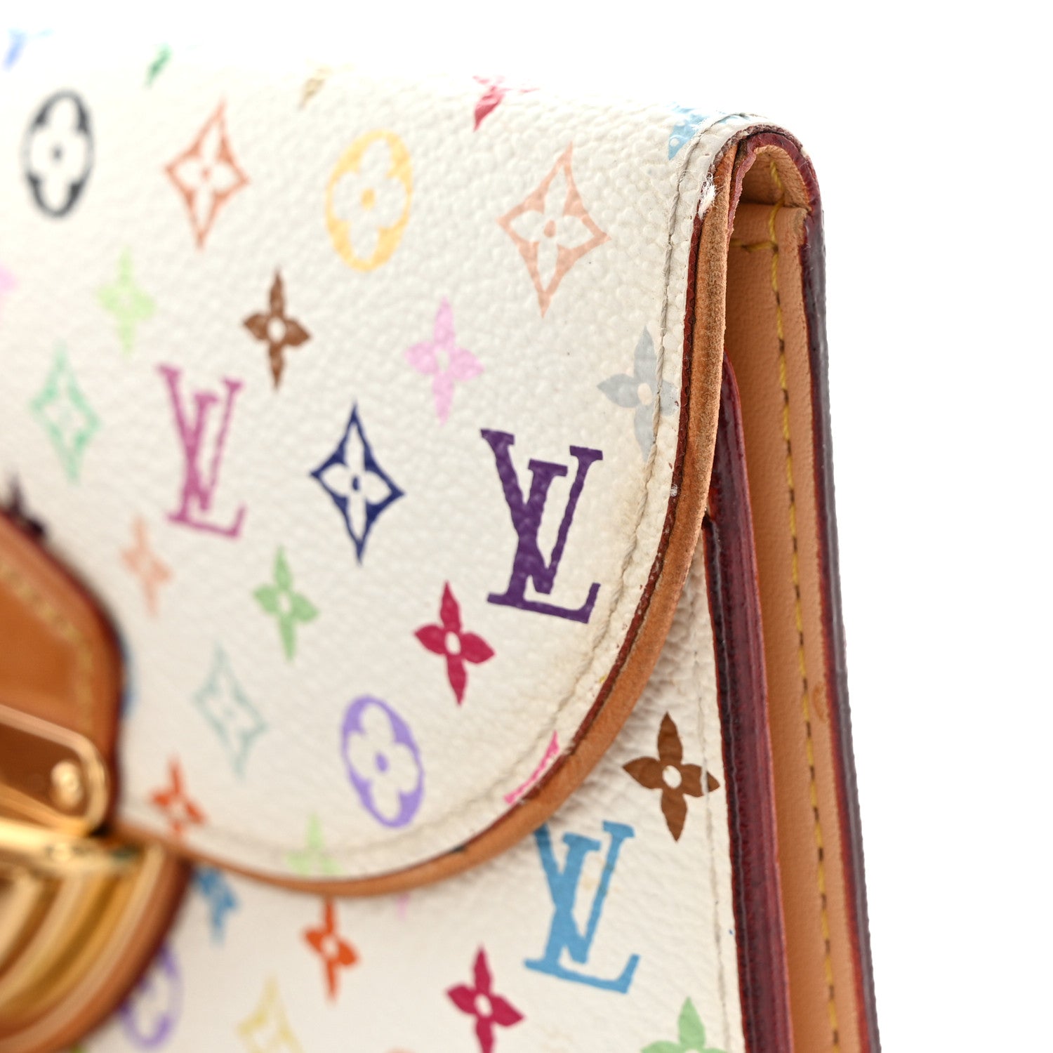 Louis Vuitton Monogram Multicolor Eugenie Wallet White 14 of 14