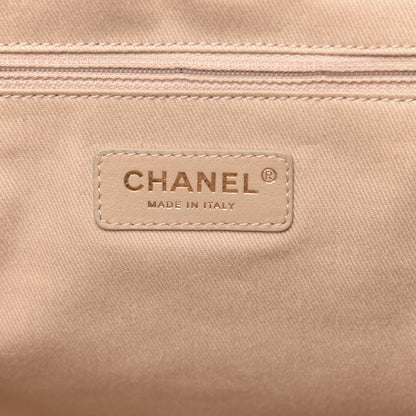 Chanel Mixed Fibers Calfskin Medium Deauville Tote Beige 6 of 12