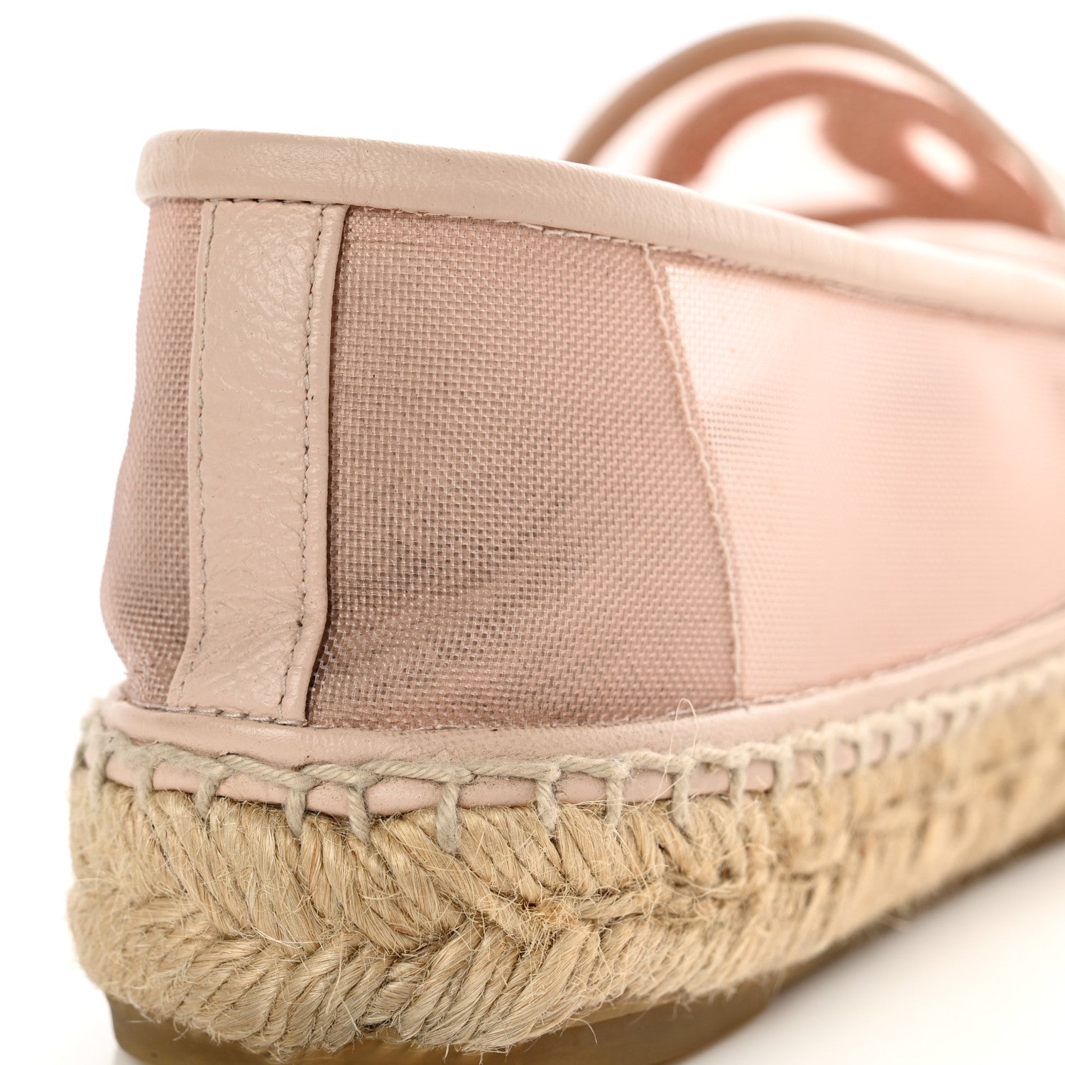 Chanel Mesh Grosgrain CC Espadrilles 36 Pink 11 of 18