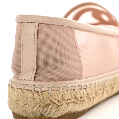 Chanel Mesh Grosgrain CC Espadrilles 36 Pink 11 of 18