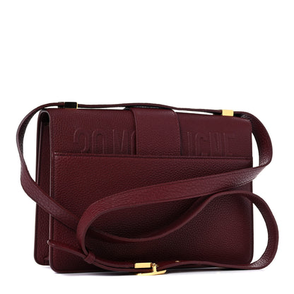 Christian Dior Grained Calfskin 30 Montaigne Flap Bag Red Brick 3 of 20