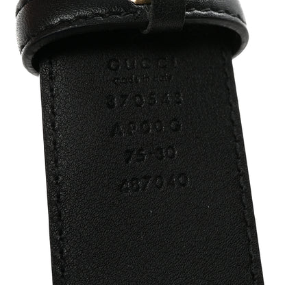 Gucci Calfskin Interlocking G Belt 90 36 Black 75/30 Black 5 of 6