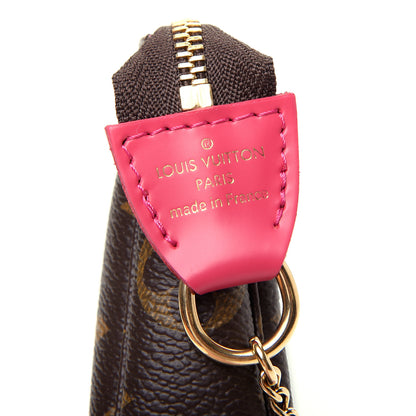 Louis Vuitton Monogram 2020 Christmas Animation Roller Coaster Mini Pochette Accessories Pivoine 6 of 8