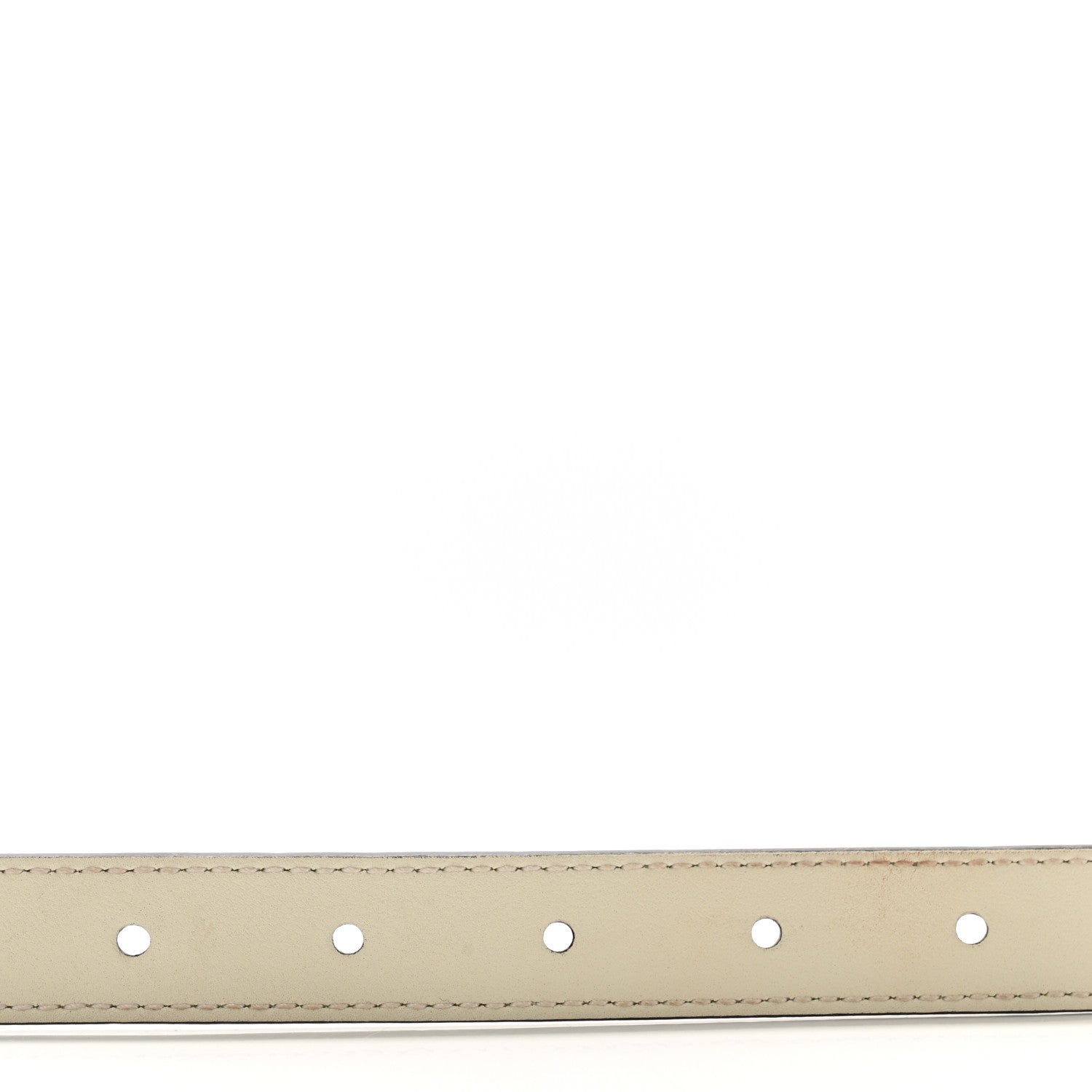 Gucci Calfskin Double G 20mm Belt 90 36 Mystic White 4 of 6