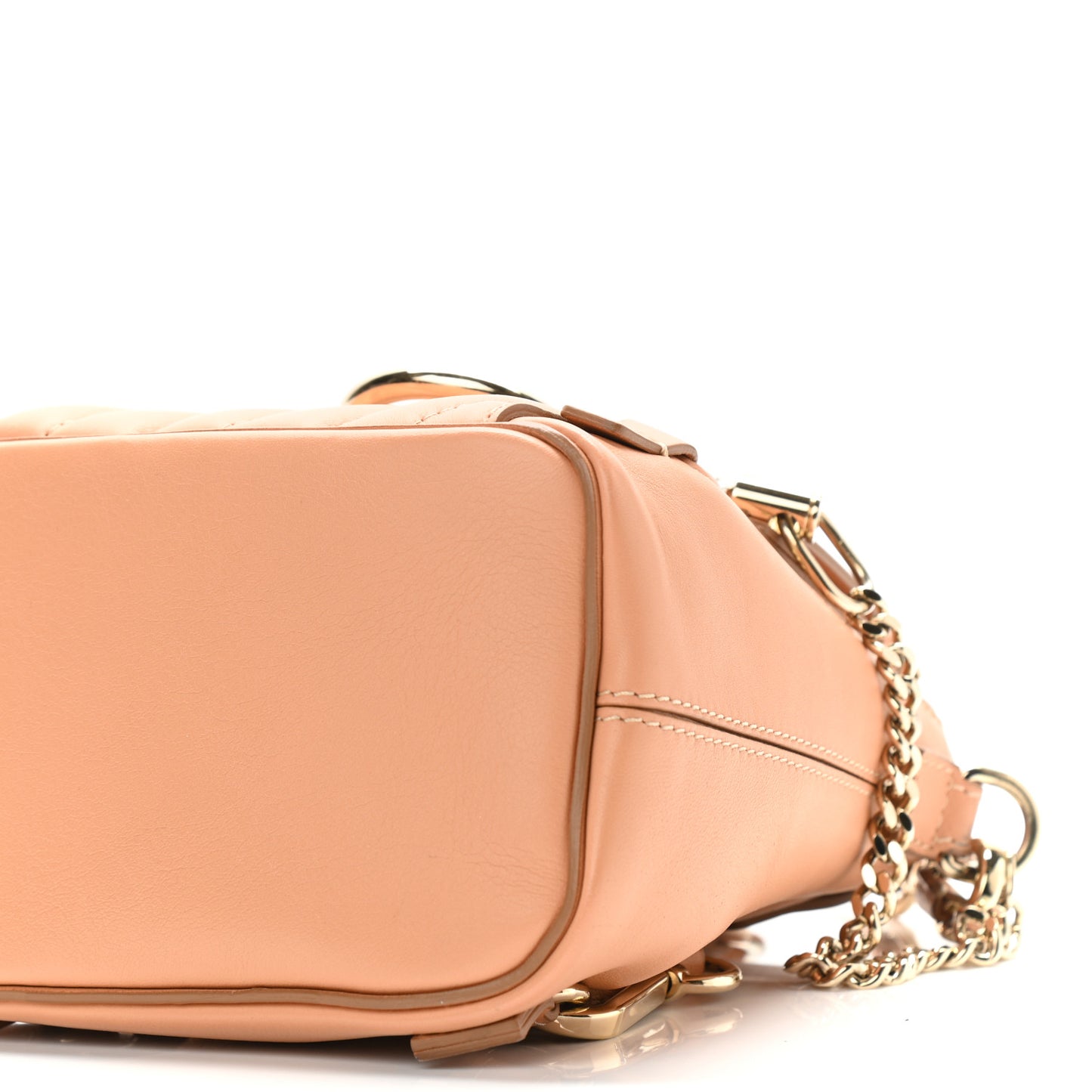 Calfskin Quilted Mini Faye Backpack Blushy Pink