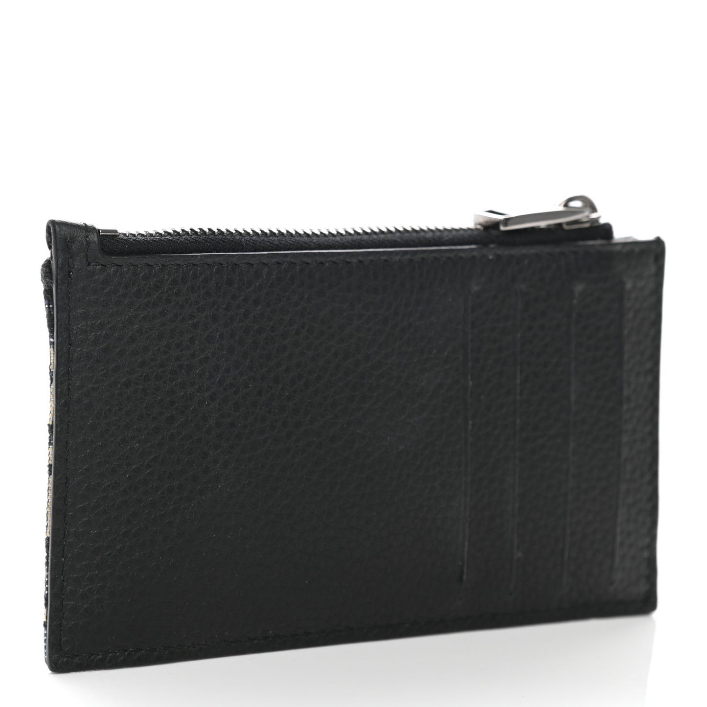 Oblique Dior Pouch Wallet Navy Blue
