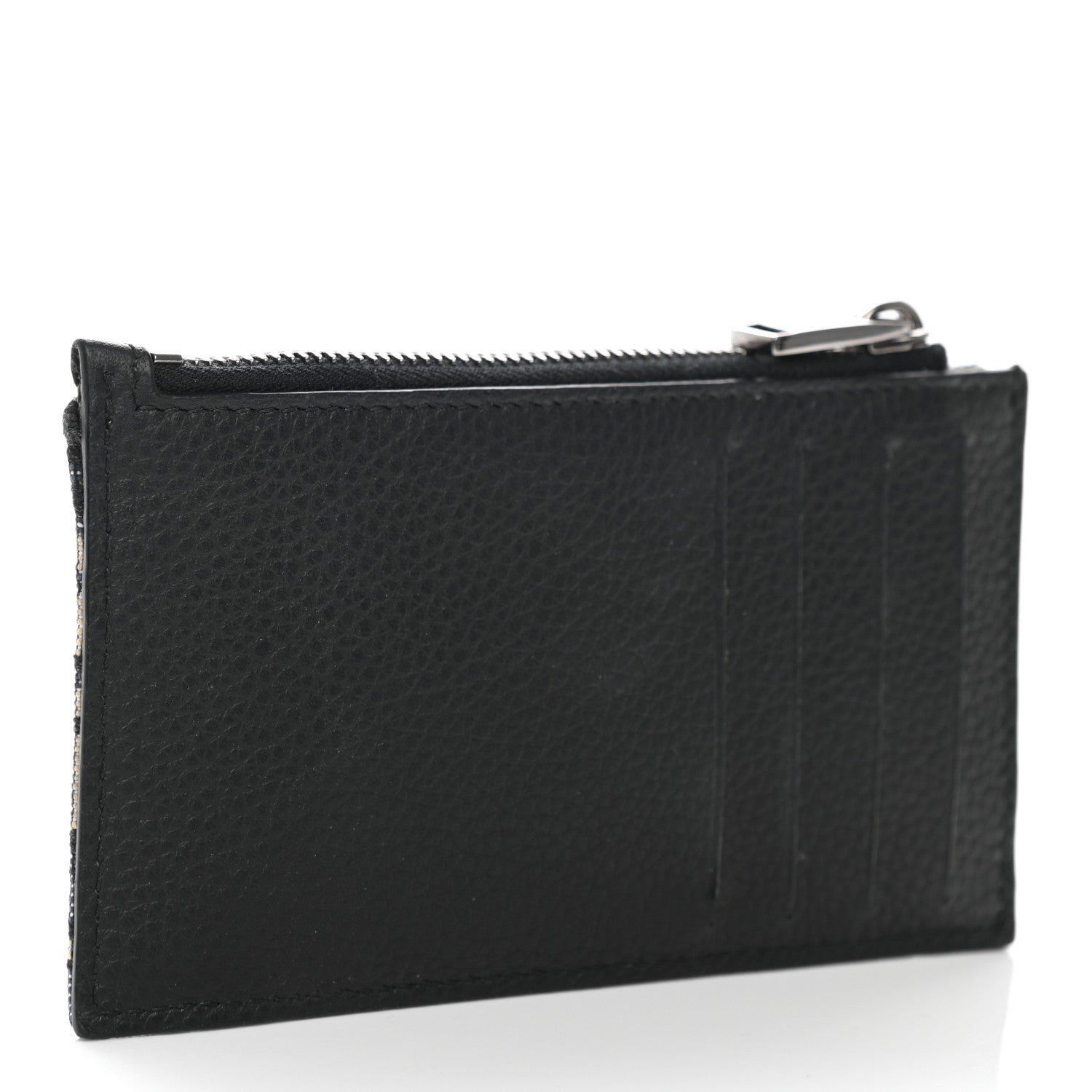 Christian Dior Oblique Dior Pouch Wallet Navy Blue 3 of 8