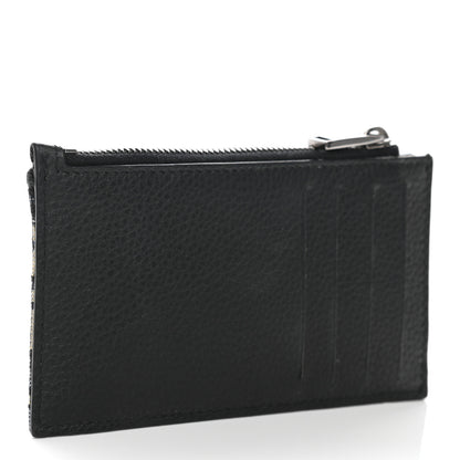 Christian Dior Oblique Dior Pouch Wallet Navy Blue 3 of 8