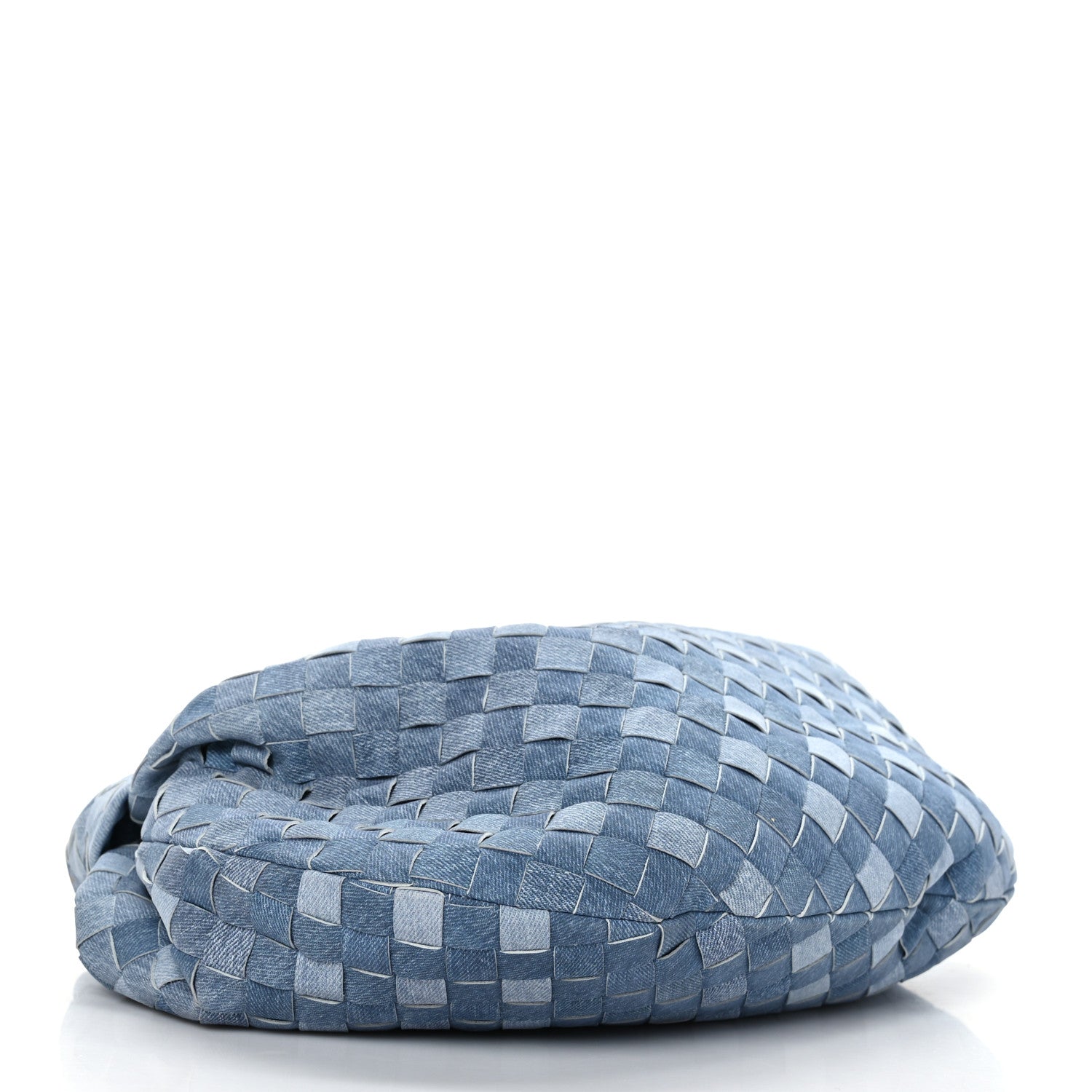 Bottega Veneta Nappa Denim Effect Intrecciato Teen Jodie Hobo Denim 4 of 8