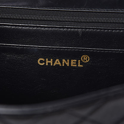 Chanel Lambskin Quilted Jumbo Single Flap Black 8 of 14