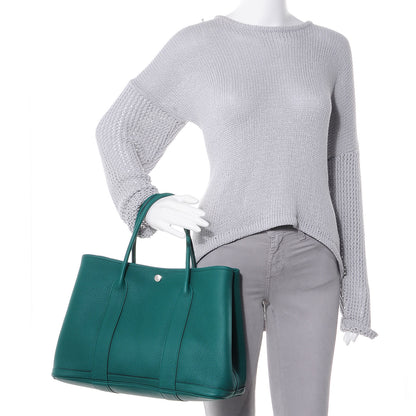 Hermes Veau Negonda Garden Party MM 36 Malachite 2 of 8