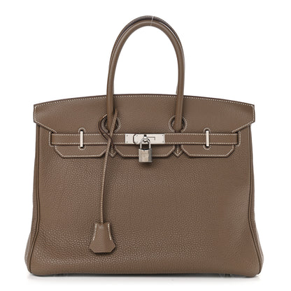 Hermes Togo Birkin 35 Etoupe 1 of 11