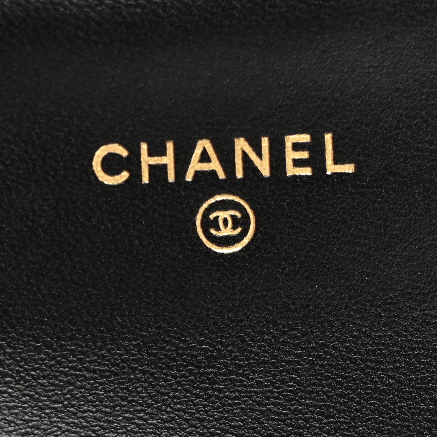 Chanel Lambskin Quilted Lucky Charms Flap Card Holder Wallet Black 6 of 9