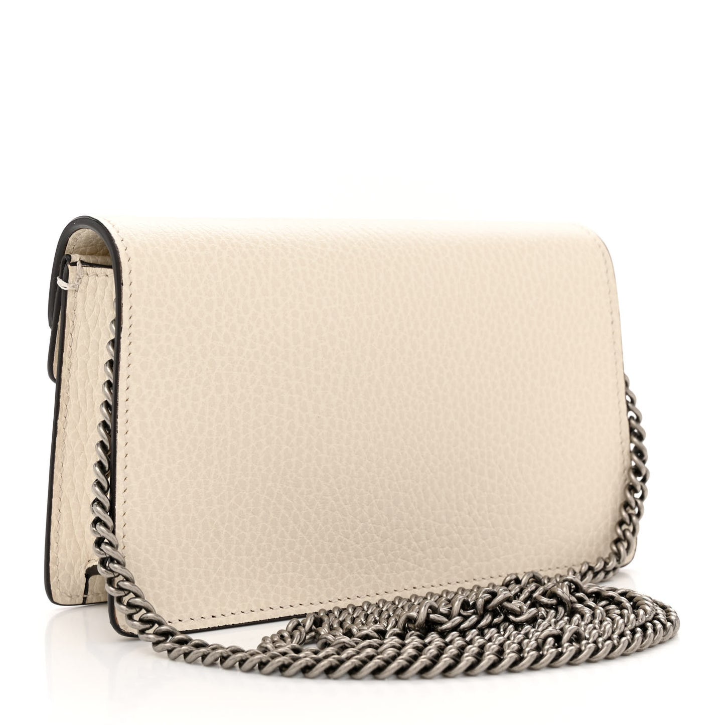 Dollar Calfskin Crystal Super Mini Dionysus Shoulder Bag Mystic White Black Diamond