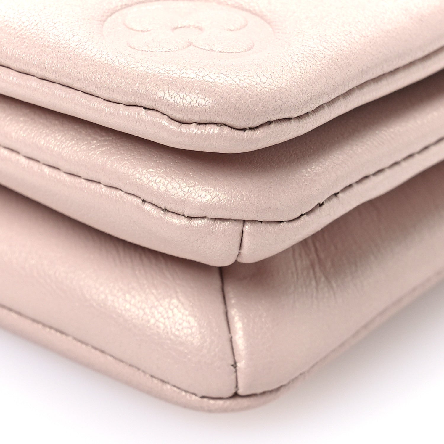 Louis Vuitton Lambskin Embossed Monogram Fall in Love Pochette Coussin Light Pink 8 of 9
