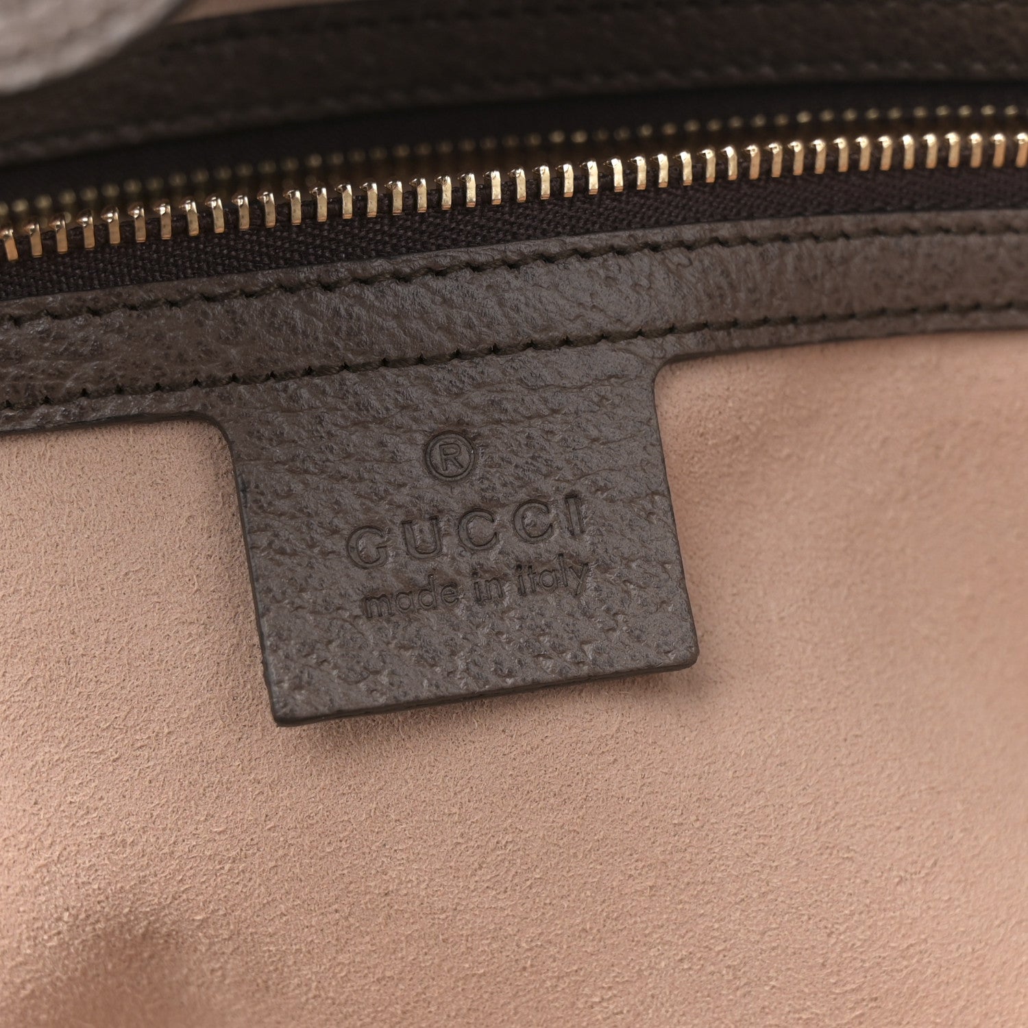 Gucci GG Supreme Monogram Textured Calfskin Web Medium Ophidia Shopping Tote Beige Ebony New Acero 10 of 21