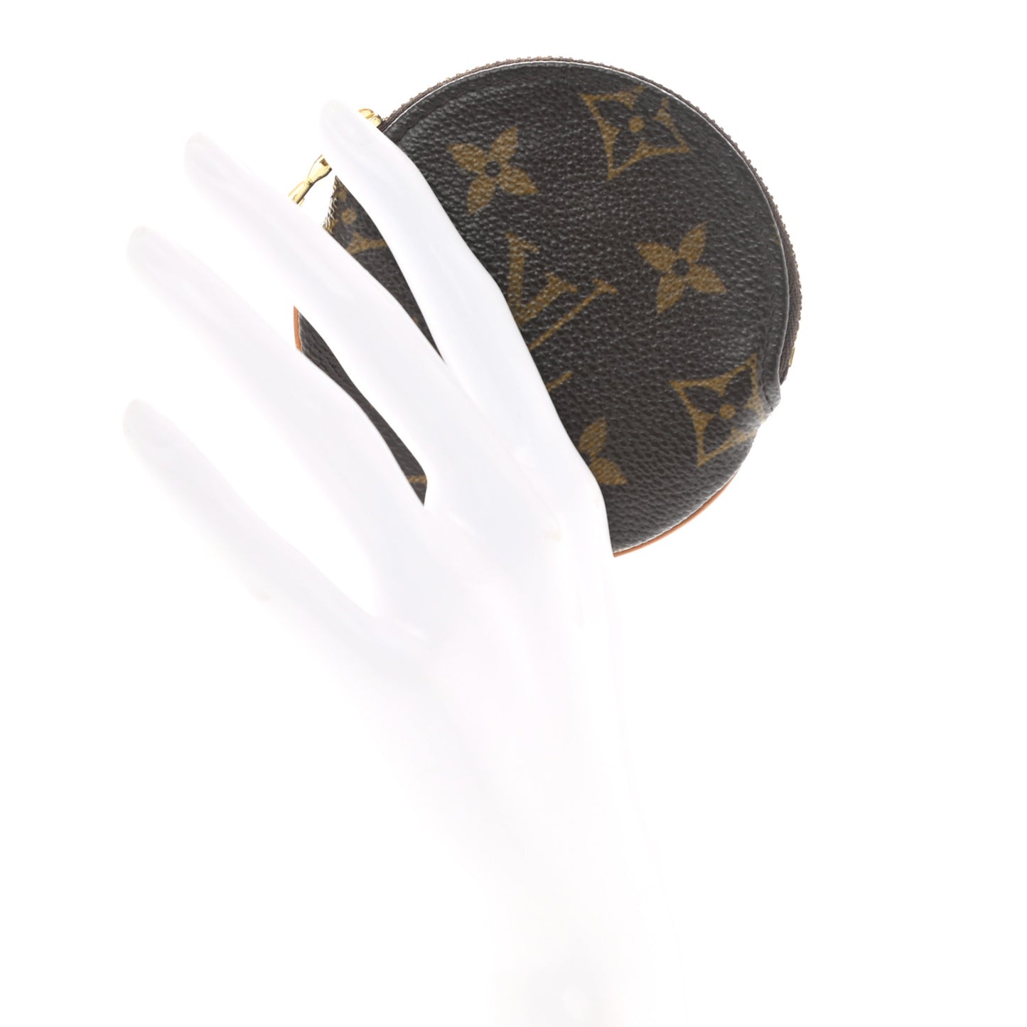 Monogram Round Coin Purse