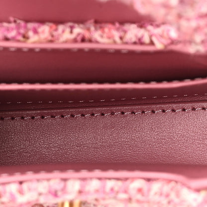 Chanel Tweed Quilted Mini Nano Kelly Shopper Pink 5 of 11
