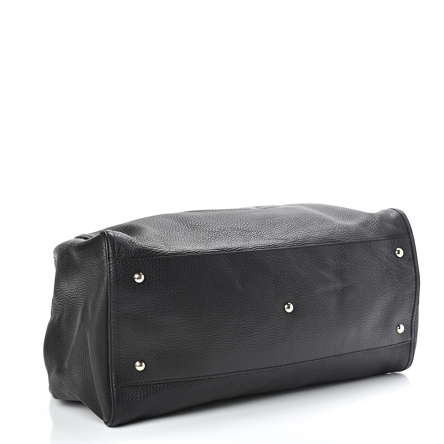 Gucci Pebbled Calfskin Large Soho Shoulder Bag Black 4 of 10
