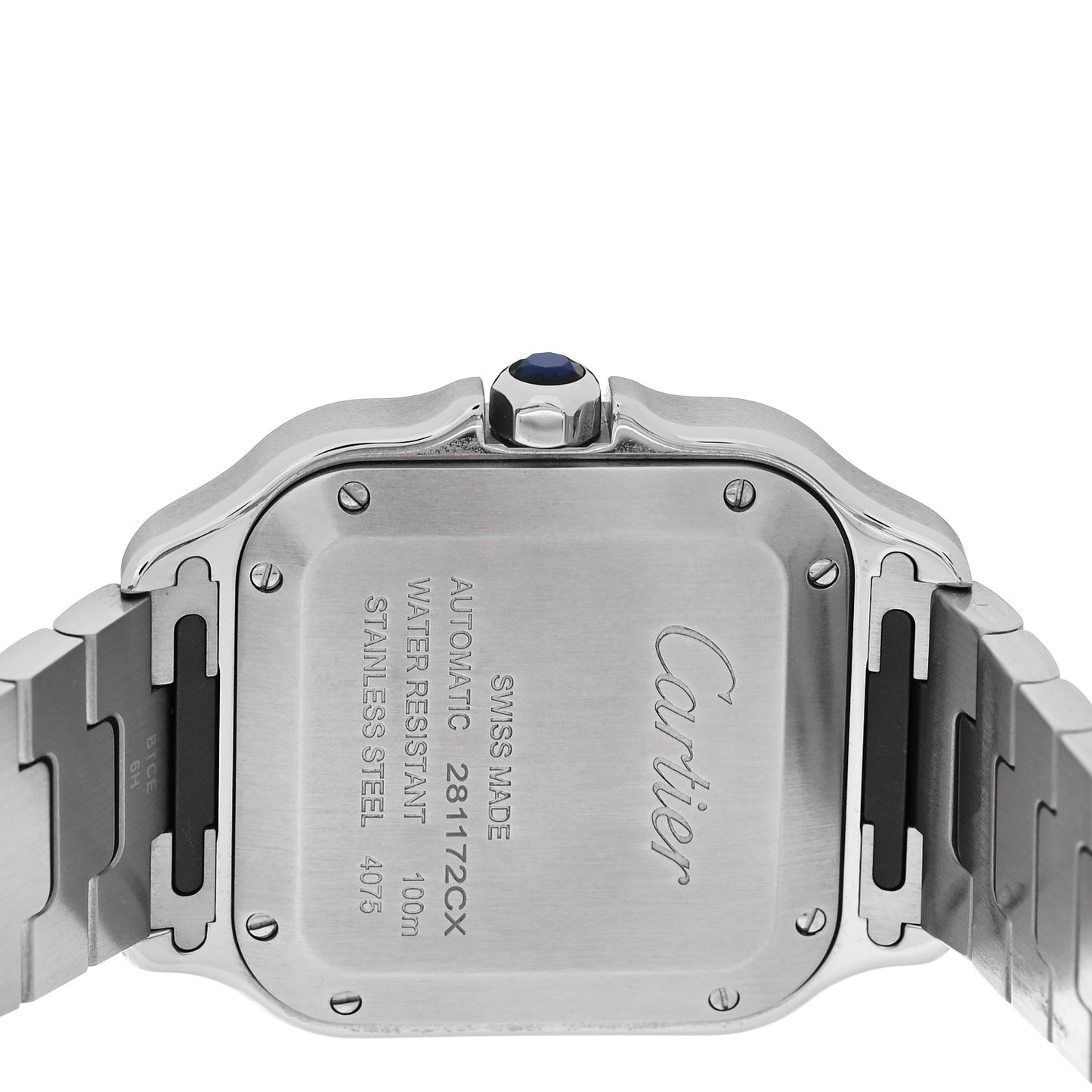 Stainless Steel 35mm Santos de Cartier Automatic Watch