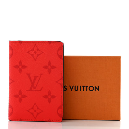 Louis Vuitton Taigarama Pocket Organizer NM Fire Red 8 of 8