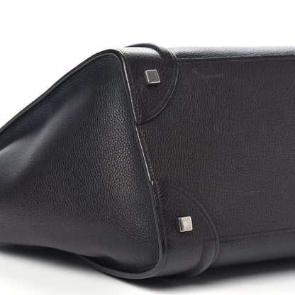 Celine Drummed Calfskin Mini Luggage Black 8 of 14