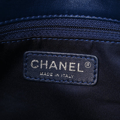 Chanel Lambskin Quilted Strass Flap Dark Blue 6 of 11
