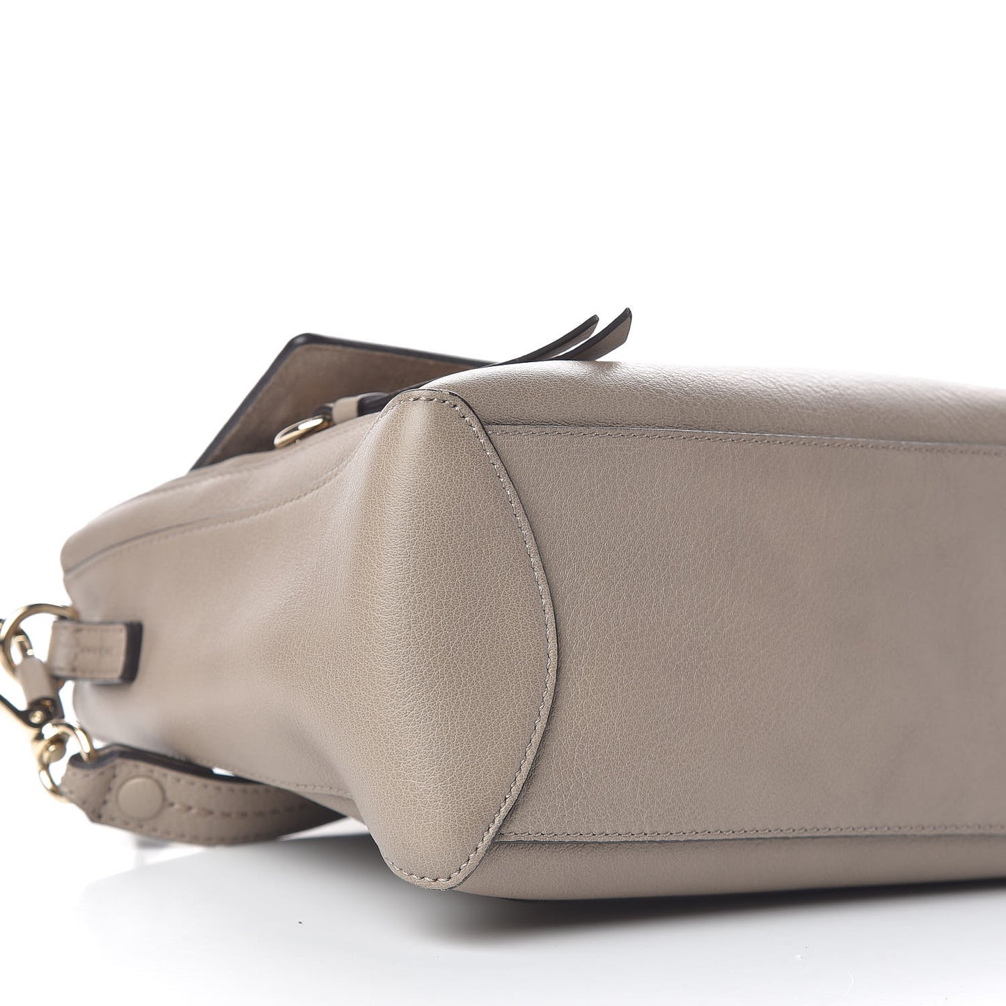 Calfskin Small Faye Day Shoulder Bag Motty Grey