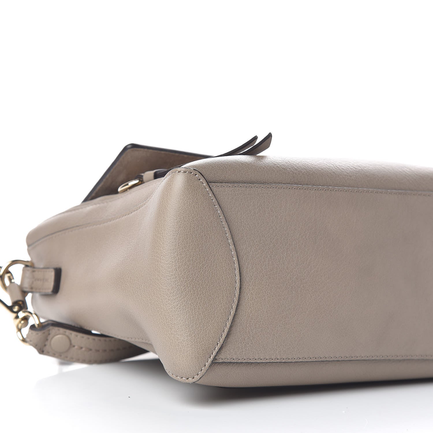 Chloe Calfskin Small Faye Day Shoulder Bag Motty Grey 9 of 10